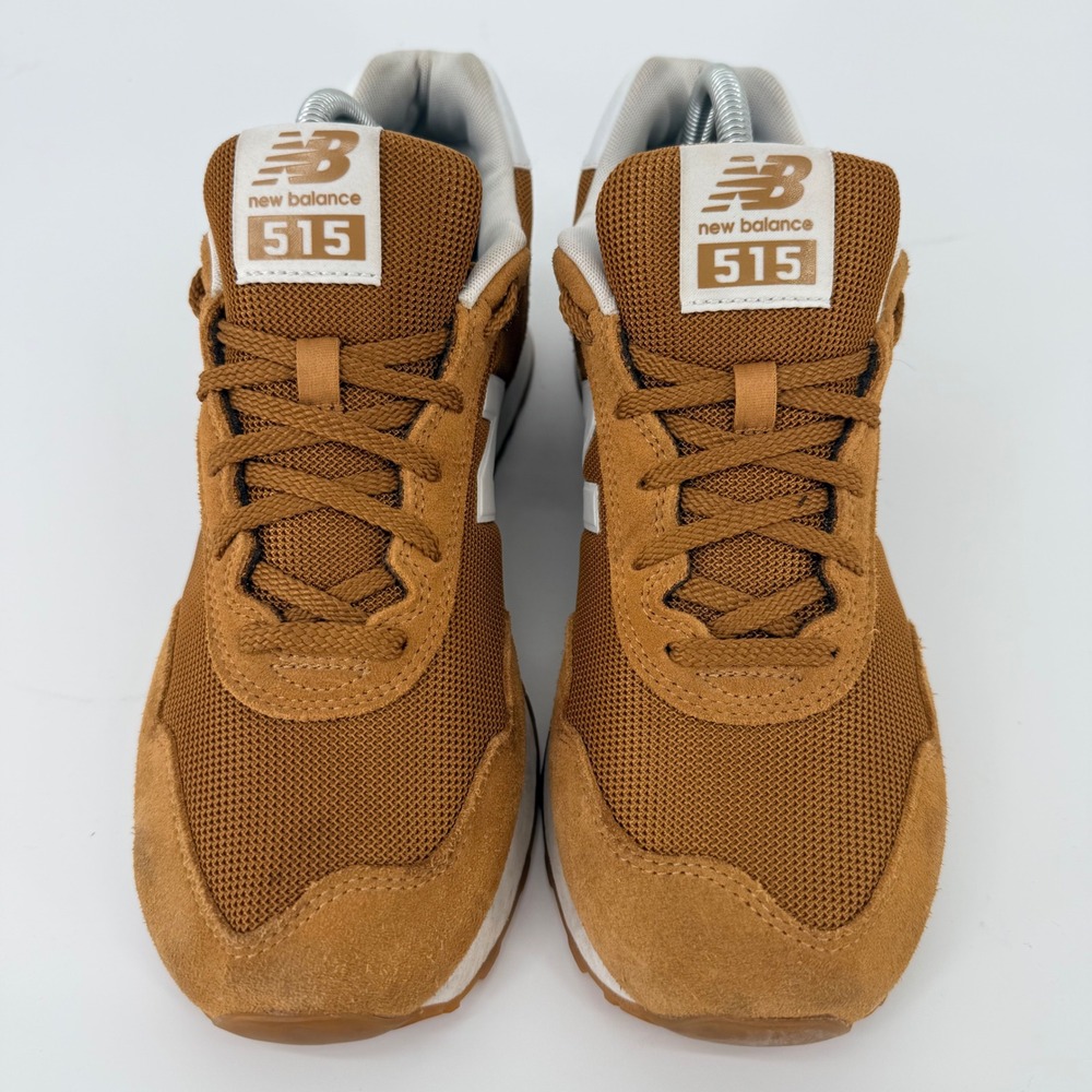 New Balance 515 Mens Size 9 Wheat Brown Suede Mesh‎ Sneakers ML515HN3